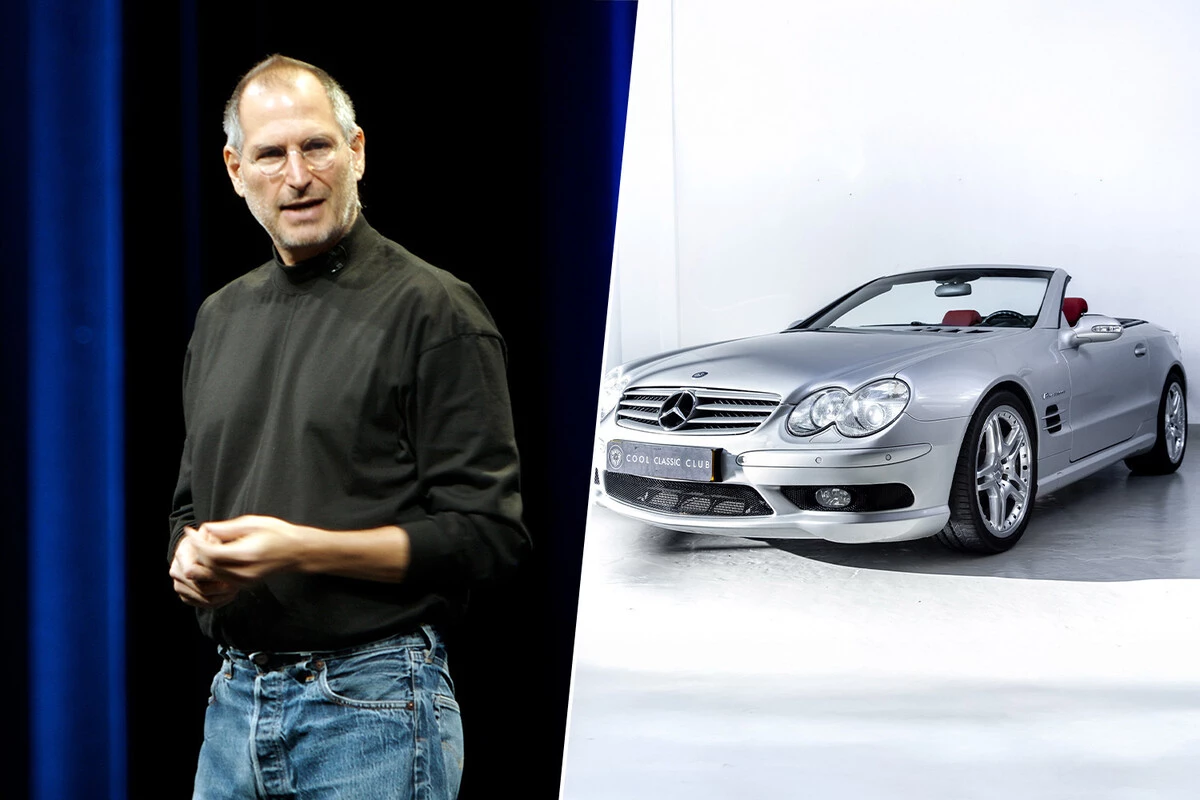 A cada seis meses, Steve Jobs comprava o mesmo carro, um Mercedes-Benz SL-Class por 120 mil euros. O segredo estava na placa