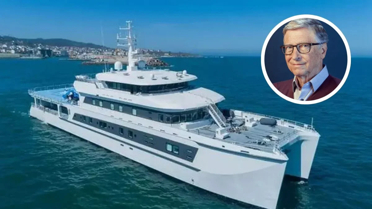 O iate que Bill Gates vendeu por 55 milhões está navegando nas águas de Ibiza: tem heliporto, submarino…
